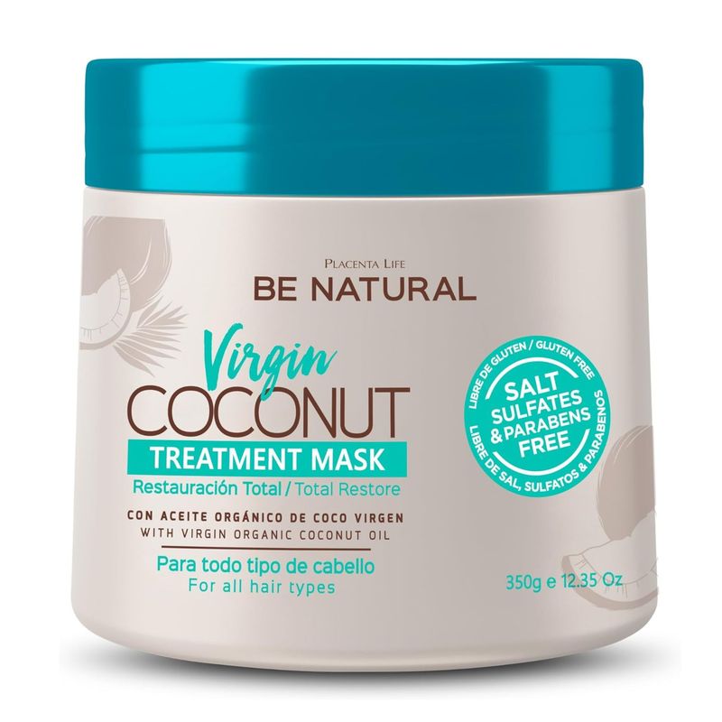 BE NATURAL - Mascarilla Placenta Life Coconut 350g