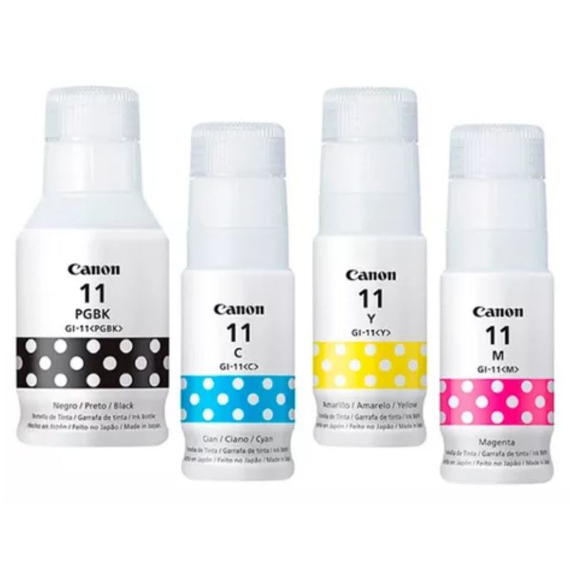 CANON - kit tinta canon X4 ORIGINAL GL-11 PIXMA  BK-C-M-Y
