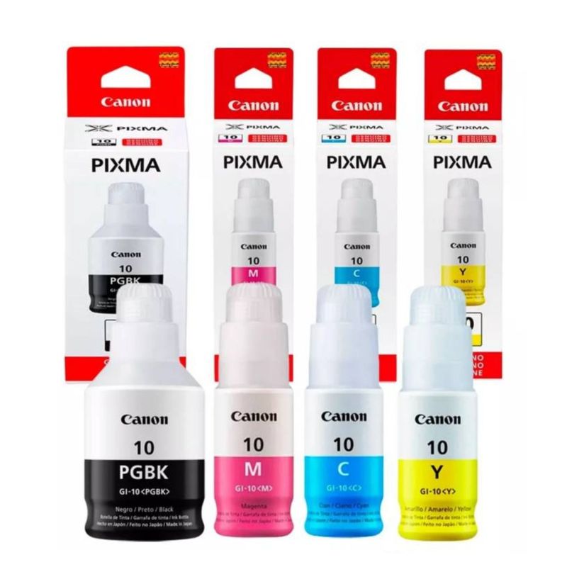 CANON - kit tinta canon X4 ORIGINAL GL-10 PIXMA  BK-C-M-Y