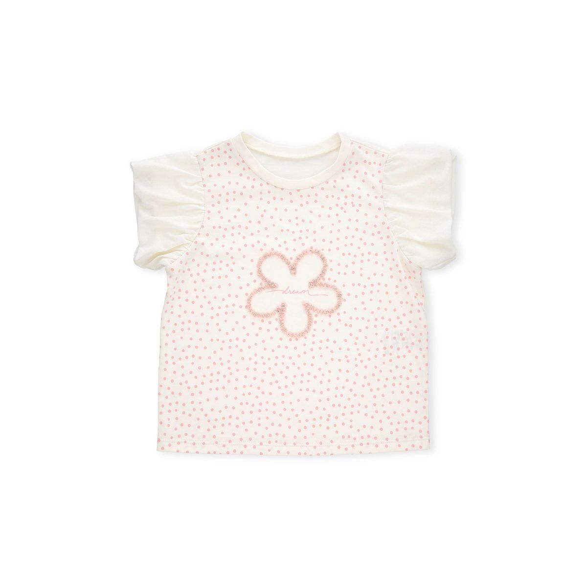 BABY PLANET - Camiseta Blanco Con Estampado Frontal Para Bebé Niña Baby Planet.-