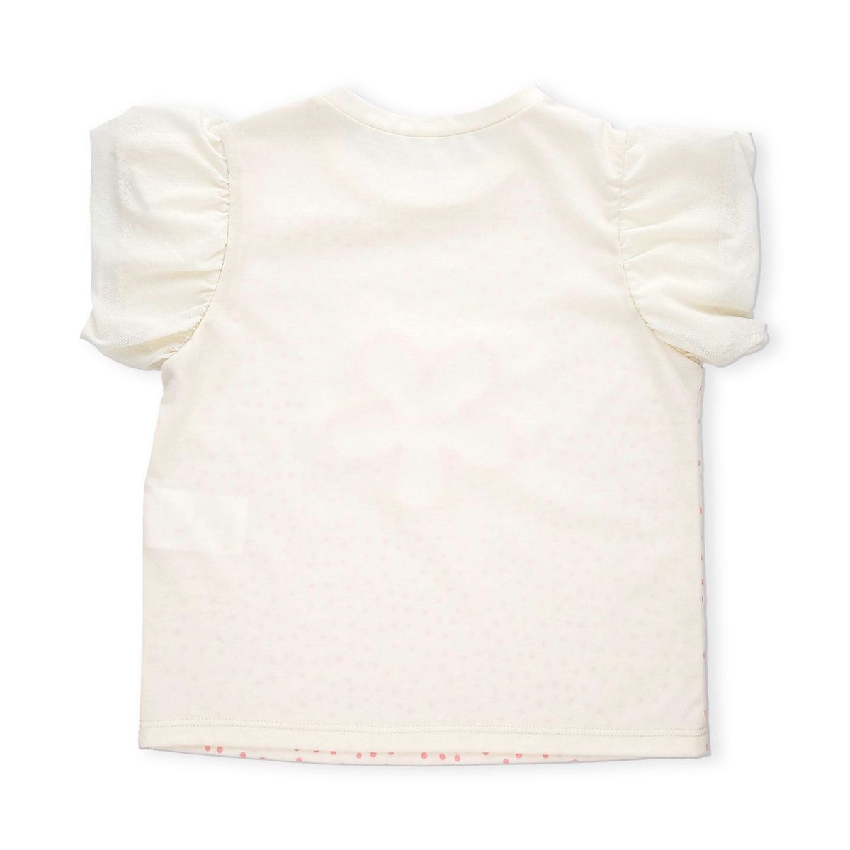 BABY PLANET - Camiseta Blanco Con Estampado Frontal Para Bebé Niña Baby Planet.-