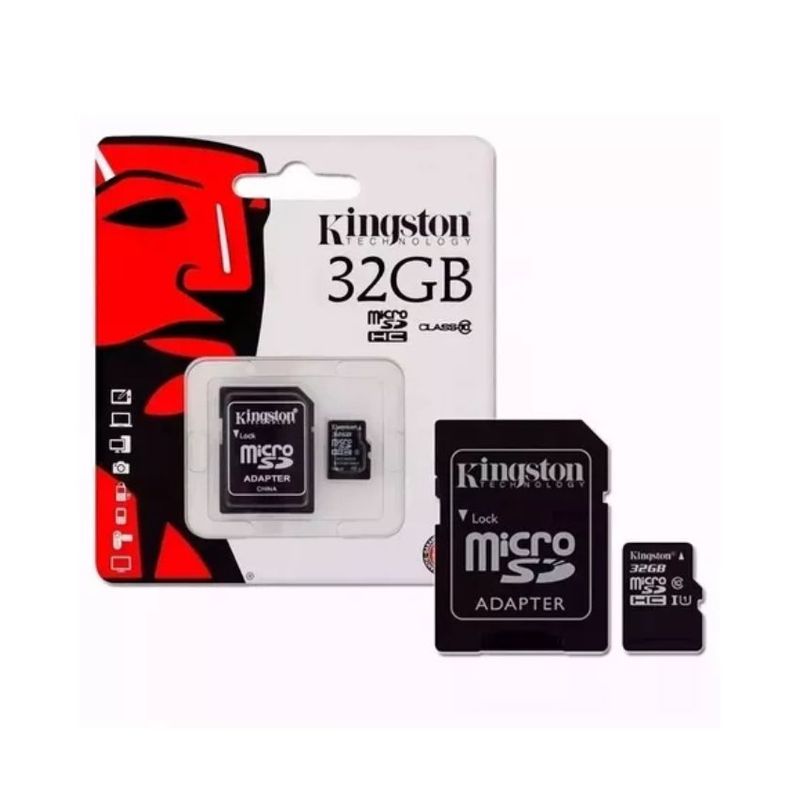 GENERICO - Memoria Kingston Micro SD 32 GB 10 Ciclos + Adaptador