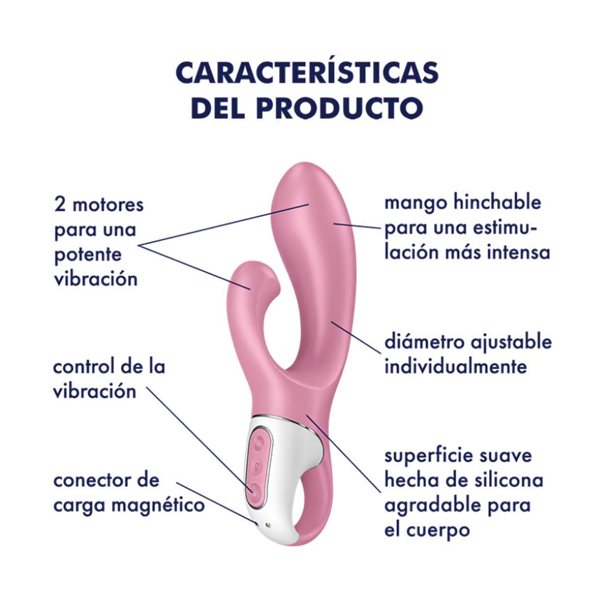SATISFYER - Vibrador Air Pump Bunny 2 Satisfyer