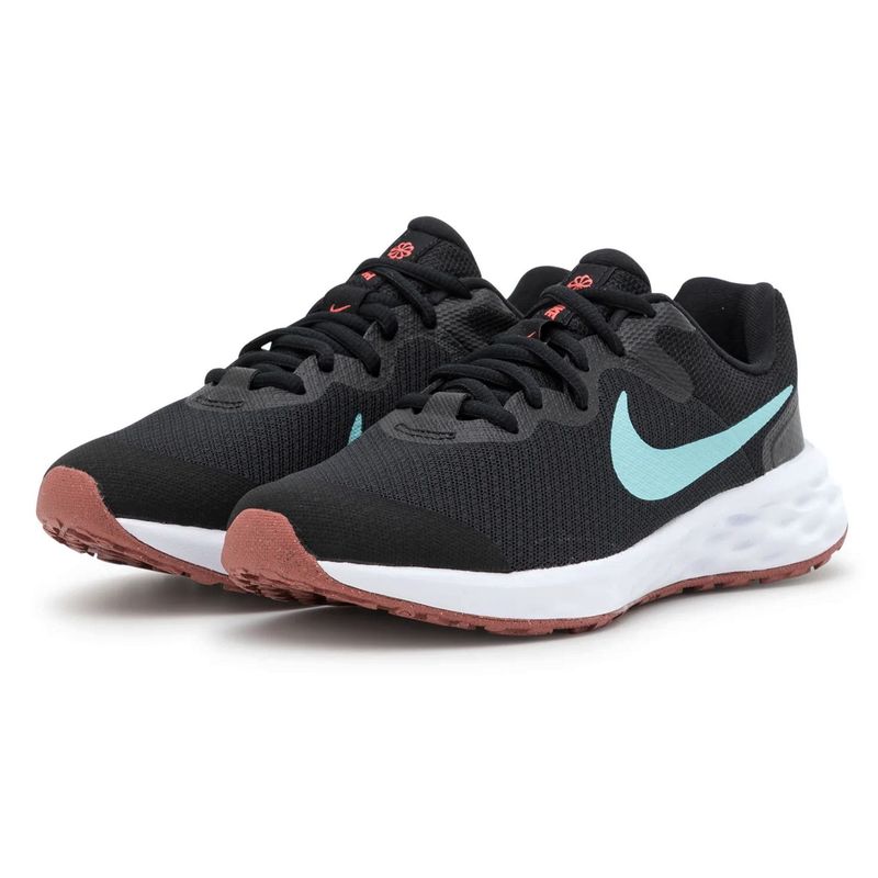 NIKE - Tennis Nike Negro Niña Junior Revolution 6 DD1096-012