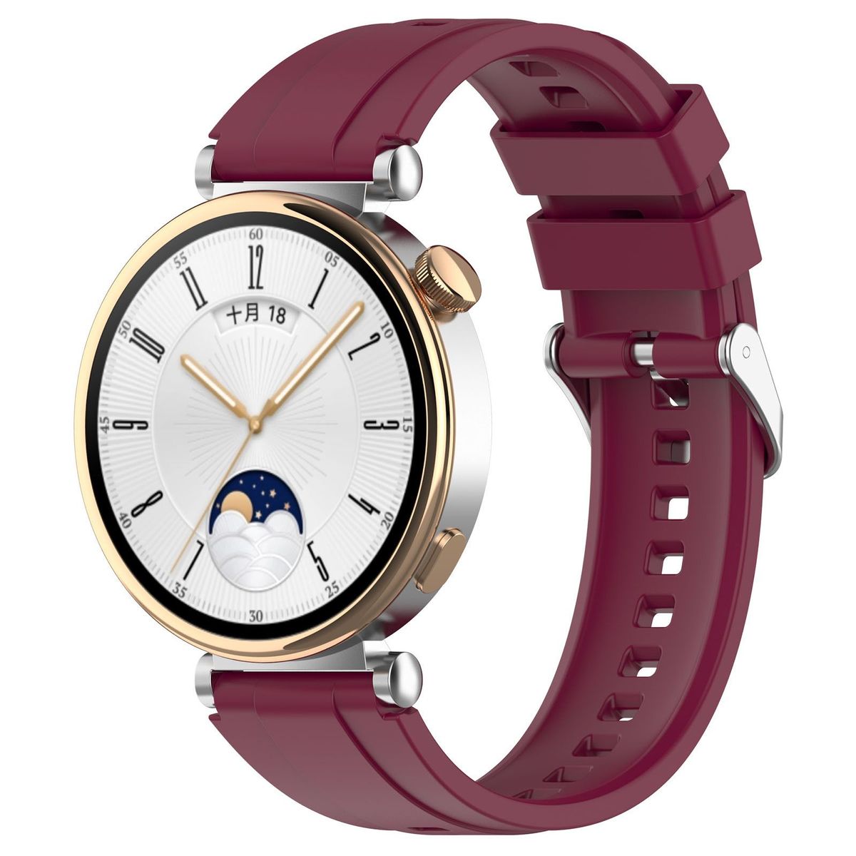 GENERICO - Correa Compatible Con Huawei Watch Gt 4 De 41mm En Silicona