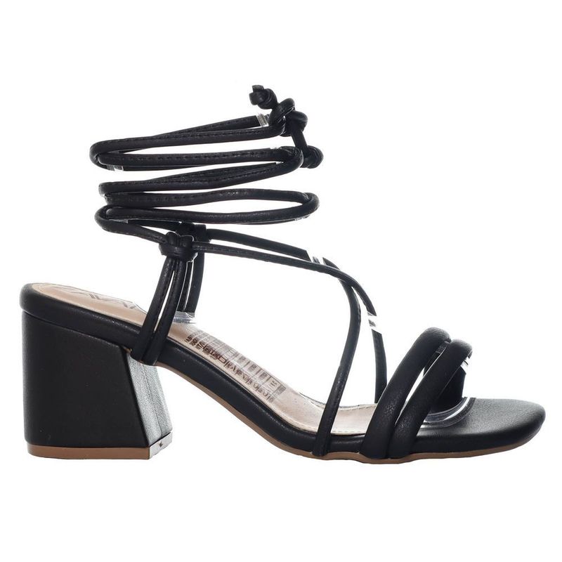 ZAVATTY - Sandalia tacon para mujer Q-101-Z471 NEGRO ZAVATTY