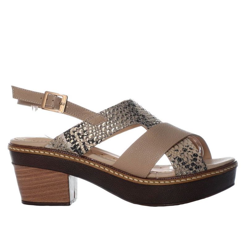 ZAVATTY - Sandalia para mujer S89-Z06 OROXCAPUCHINO ZAVATTY