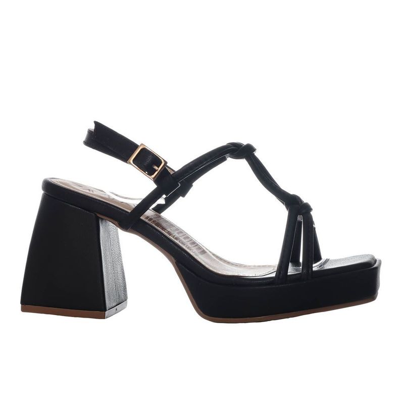 ZAVATTY - Sandalia tacon para mujer R-10-Z471 NEGRO ZAVATTY