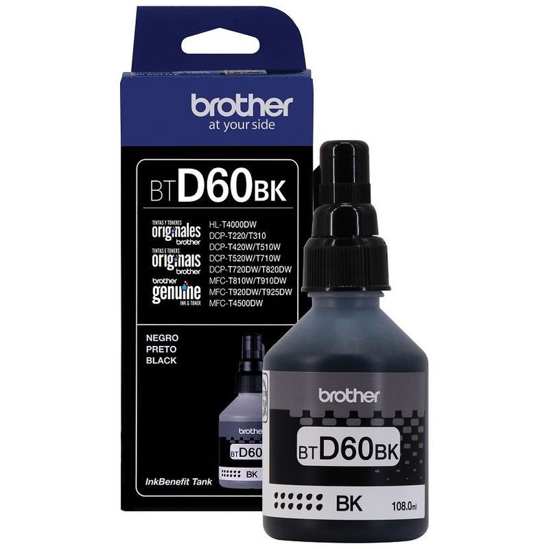 BROTHER - Botella Original  de Tinta BROTHER BTD60BK Negro