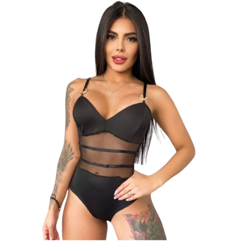 RAINBOW MODA - BLusa body mujer basico body de tiras