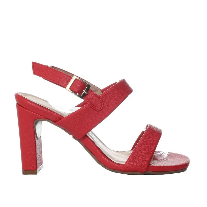 ZAVATTY - Sandalia tacon para mujer 2626-Z148 ROJO ZAVATTY