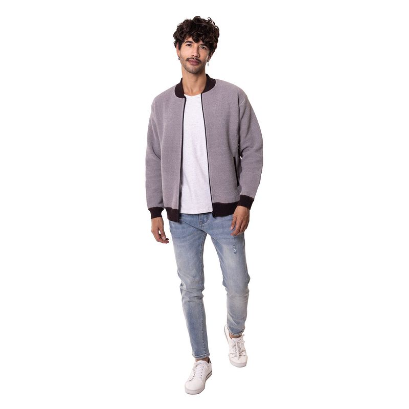 DREAMER - Sweater tipo bomber con cremallera
