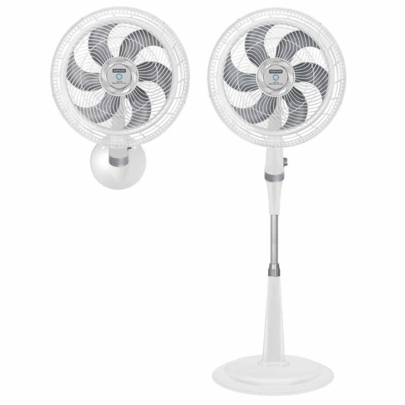 SAMURAI - Ventilador 2 en 1 SAMURAI Ultra Silence Force Blanco