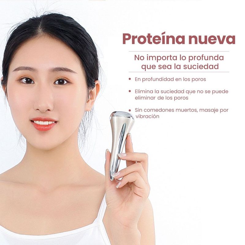 CARER SPARK - Masajeador Facial De Micro Vibración Magnética Con Radiofrecuencia