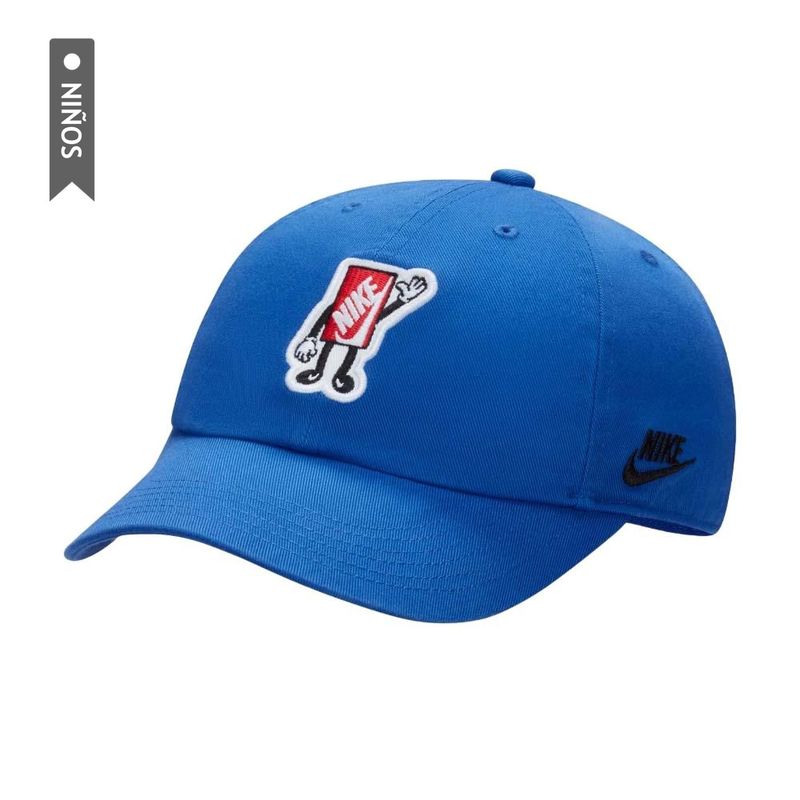 NIKE - Gorra Nike Club Boxy Niños-Azul