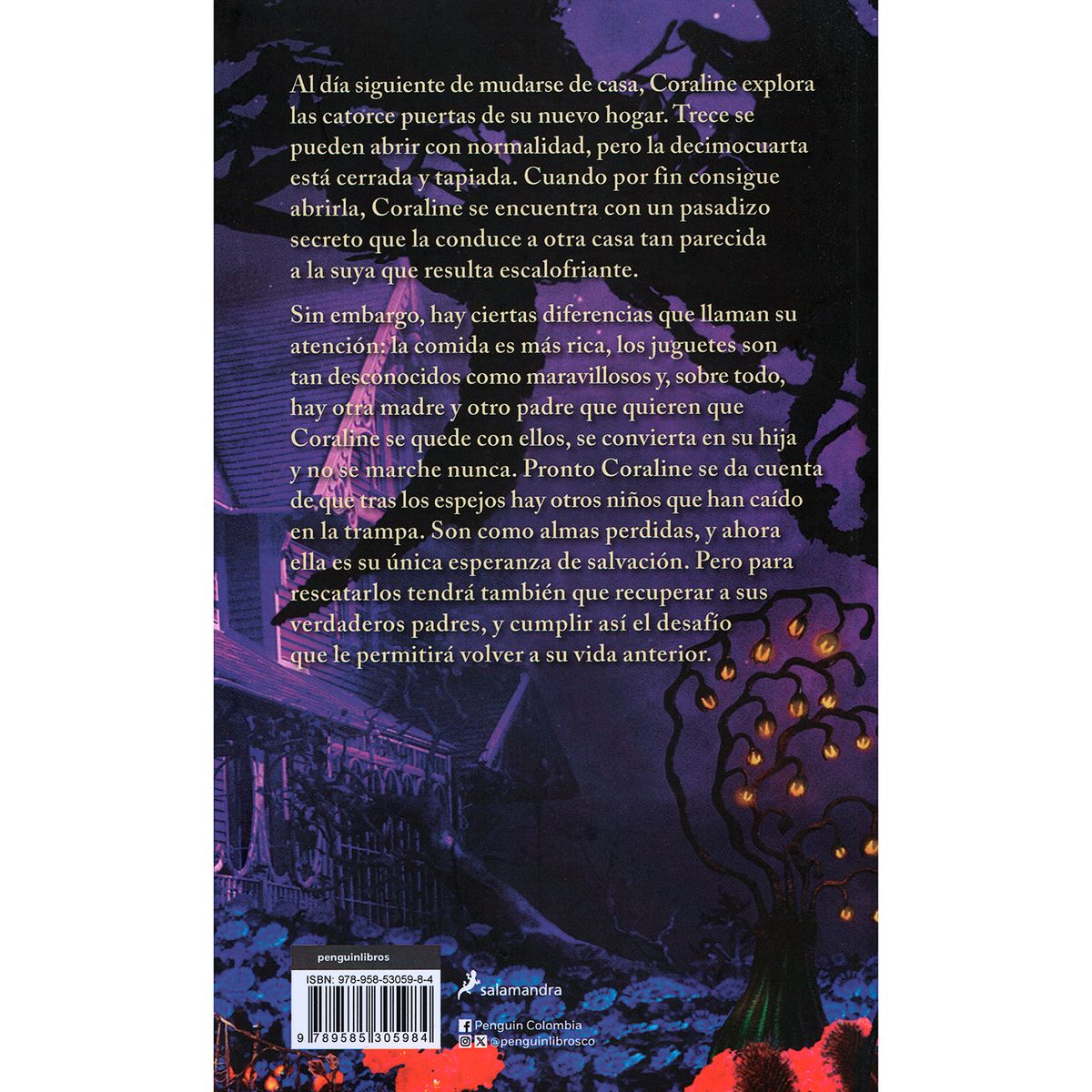 SALAMANDRA - Coraline. Neil Gaiman