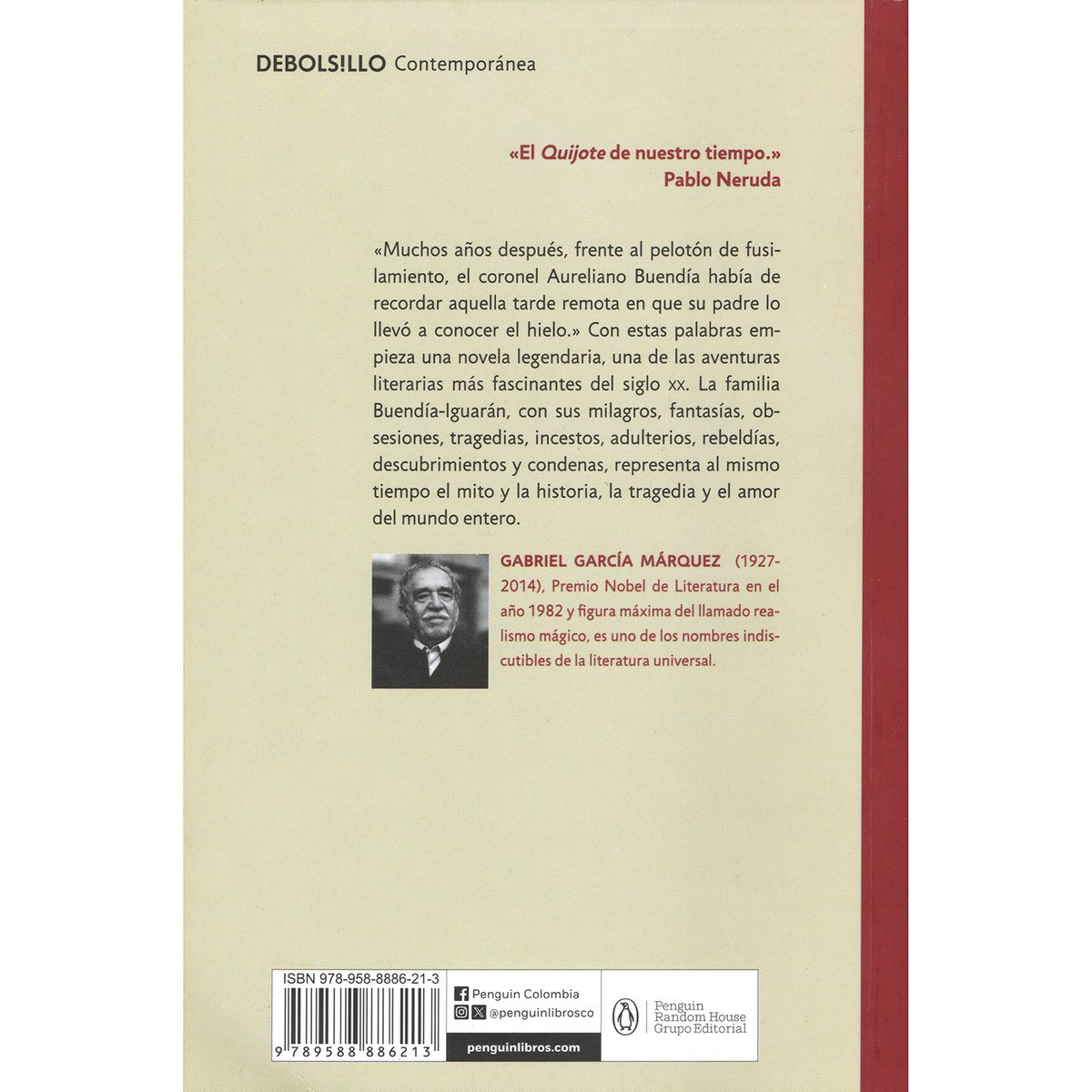 DEBOLSILLO - Cien Años De Soledad. Gabriel García Márquez