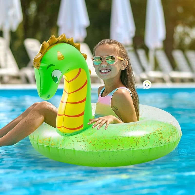 COMPRALOENCASA COM - Flotador Inflable De Dragón Piscina Playa Pool LGA-091