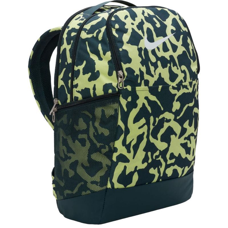 NIKE - Morral Nike Brasilia 9.5 Cat Aop-Negro/Verde