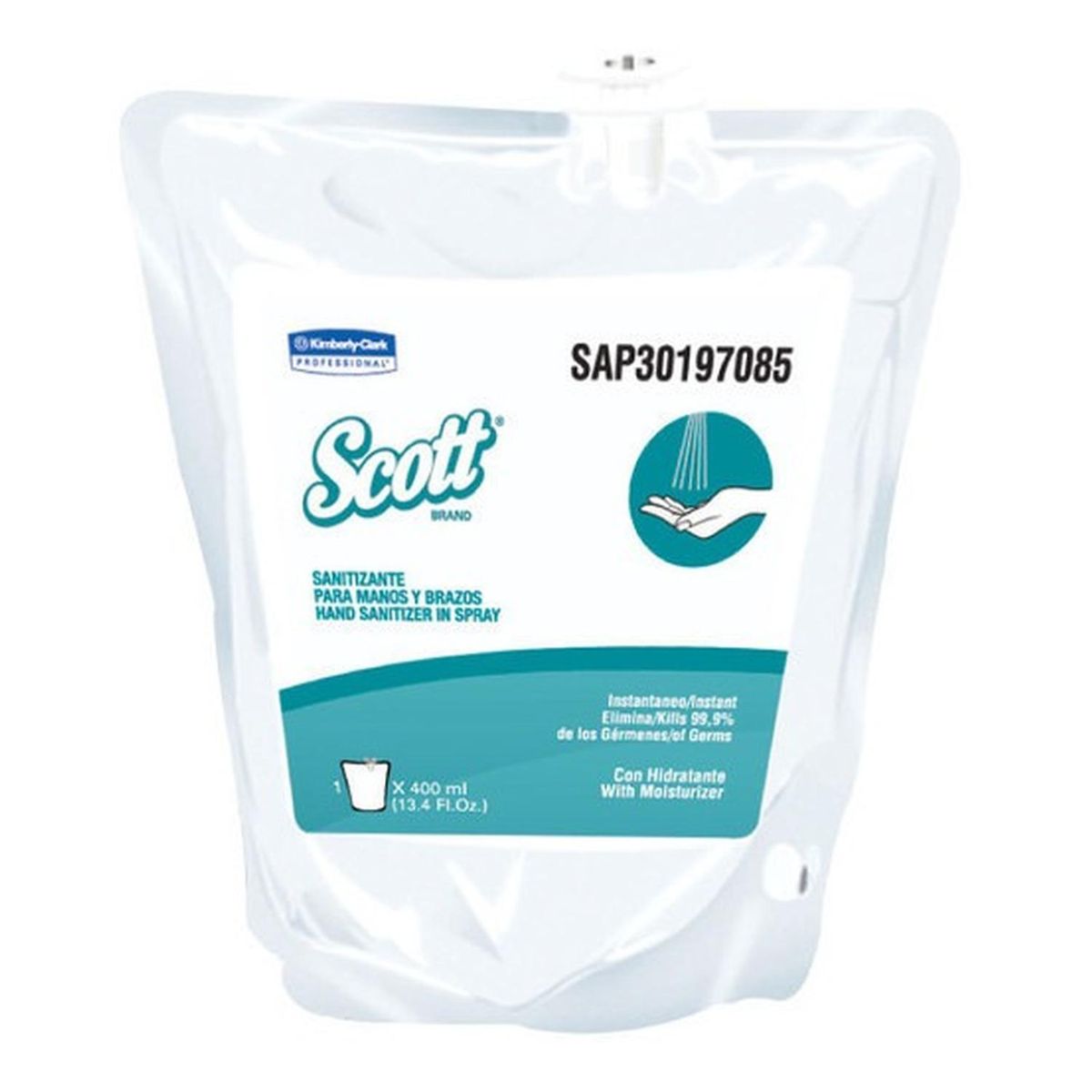 SCOTT - Sanitizante De Manos Scott En Spray X 400 Ml