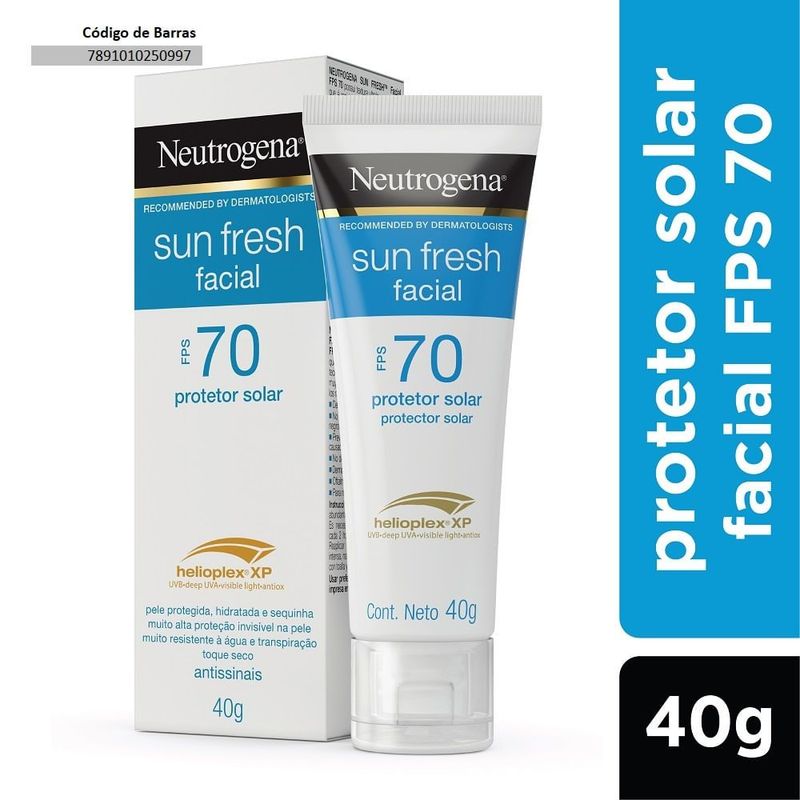 NEUTROGENA - Protector Solar Fresh Fps70 40g