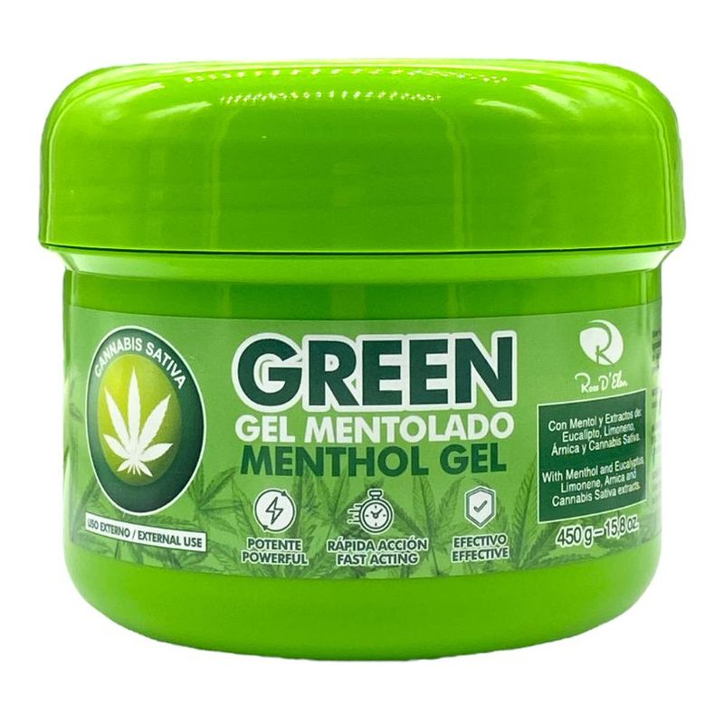 ROSS D ELEN - Gel Green 450g  Gel Mentolada