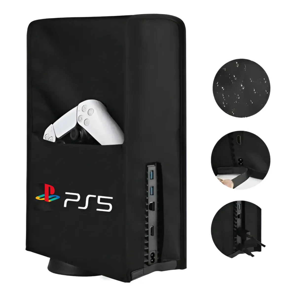 GENERICO - Funda Forro Protector Antipolvo Compatible Playstation 5 Ps5.