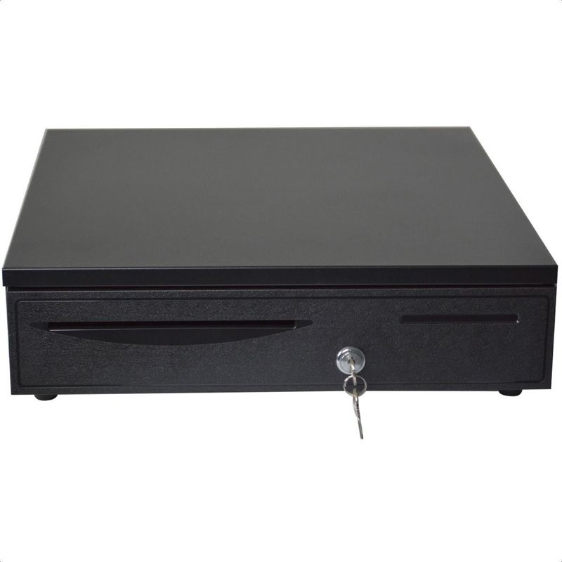 GUTSTARK - Cajon dinero metalico 5 billetes punto de venta rj11 inko