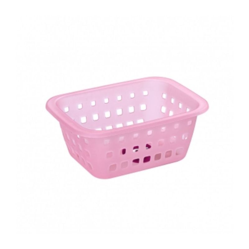 ORDENE - Canasto Plastico P  Rosa 1,4L - ORDENE - OR52015