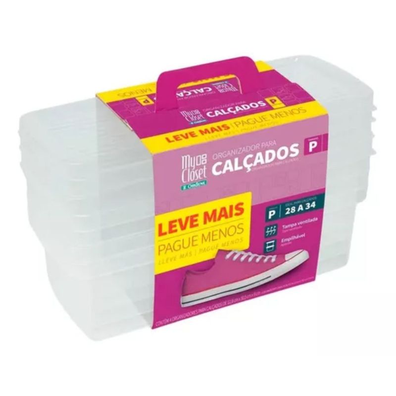 ORDENE - Juego Caja Plast Zapato P - P.M.G.M  - Caja Con 12 Conj - OR60004