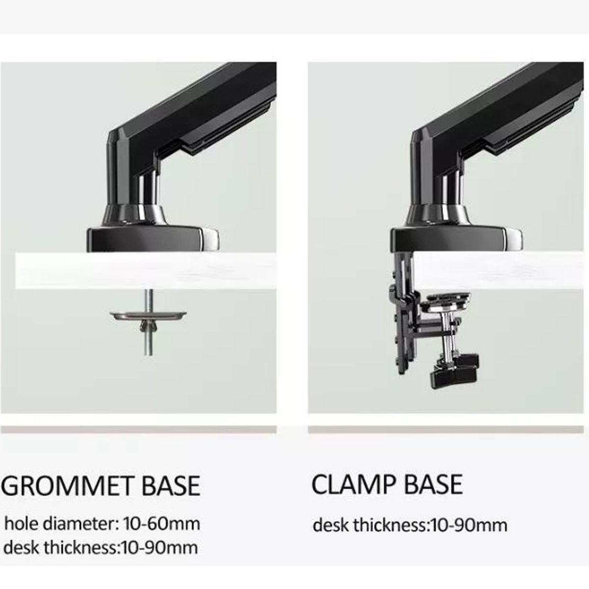 NORTH BAYOU - Soporte Ergonómico Para Monitores Y Portátil A Escritorio NORTH BAYOU