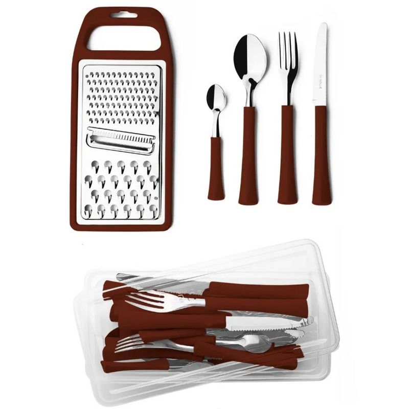 DISOLLE - Inova Pote C/ Rallador 16 Pzs Terracota - DISOLLE - 38.9853.34.15.000