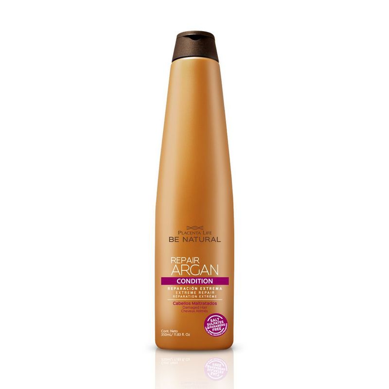 BE NATURAL - Acondicionador Placenta Life Argan Reparación  350ml