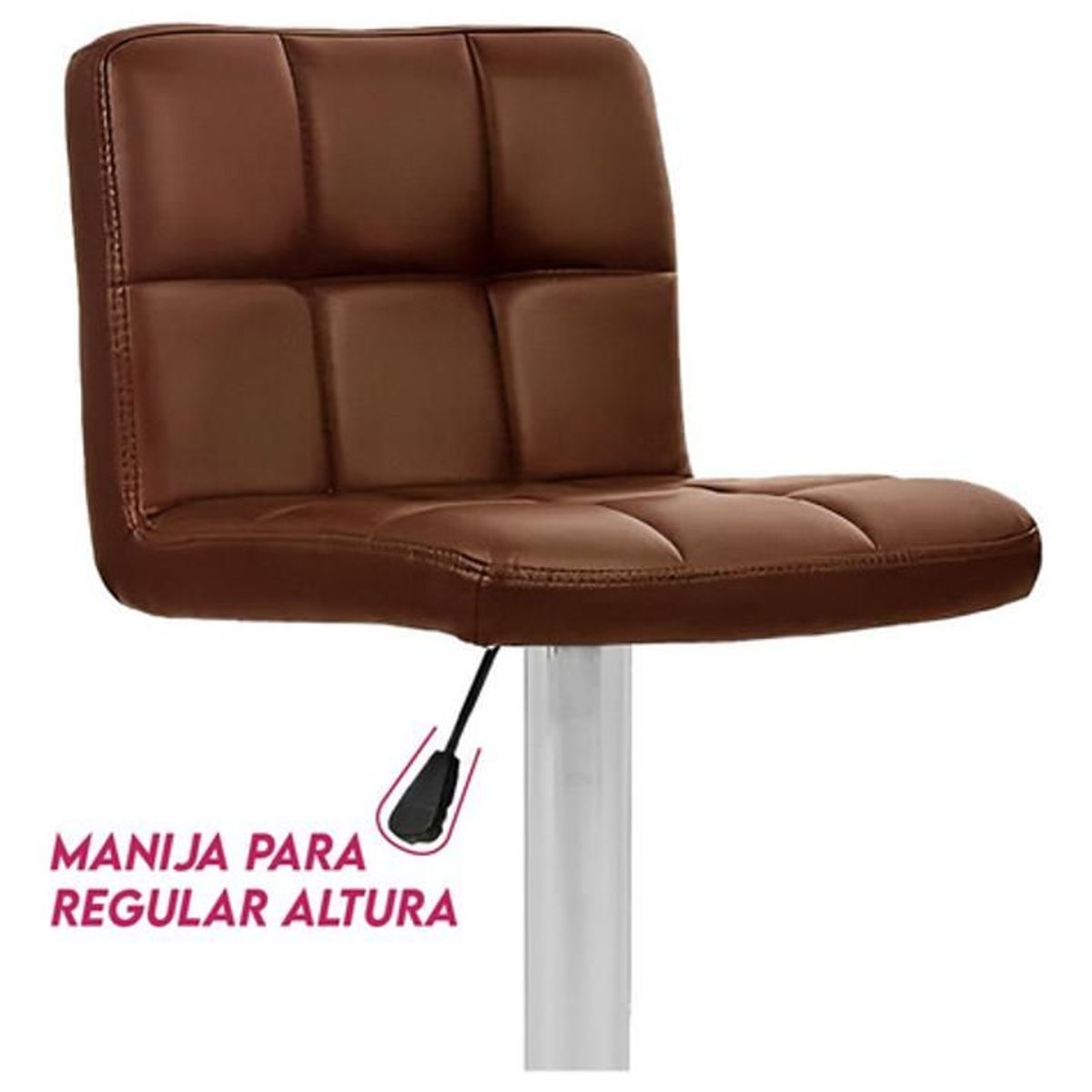 DIMATEX LEON - Silla Bar Butaco Alta Giratoria Barra Bar Cocina Café RefDever