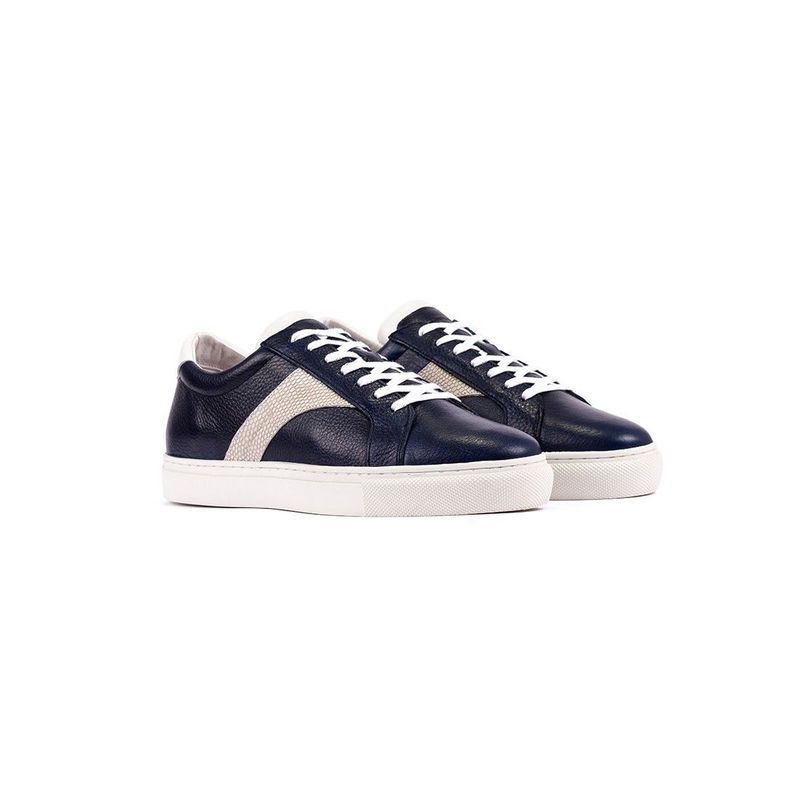 OVERSTATE - Tenis Lifestyle En Cuero  DE-8218-3492OV  Azul
