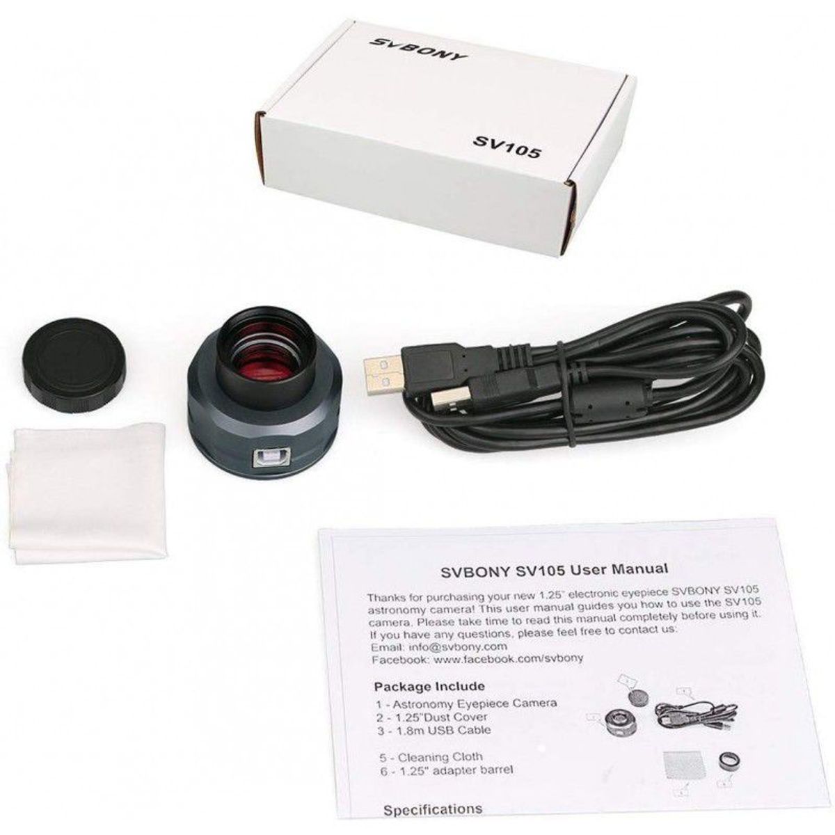 GENERICO - Camara Para Fotografia Planetaria Svbony SV105 125