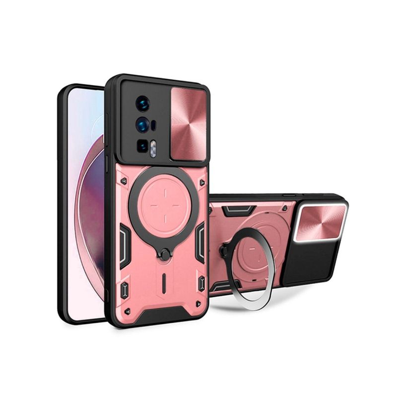 GENERICO - Funda Prot Camara Con Soporte Compatible Xiaomi Poco F5 Pro