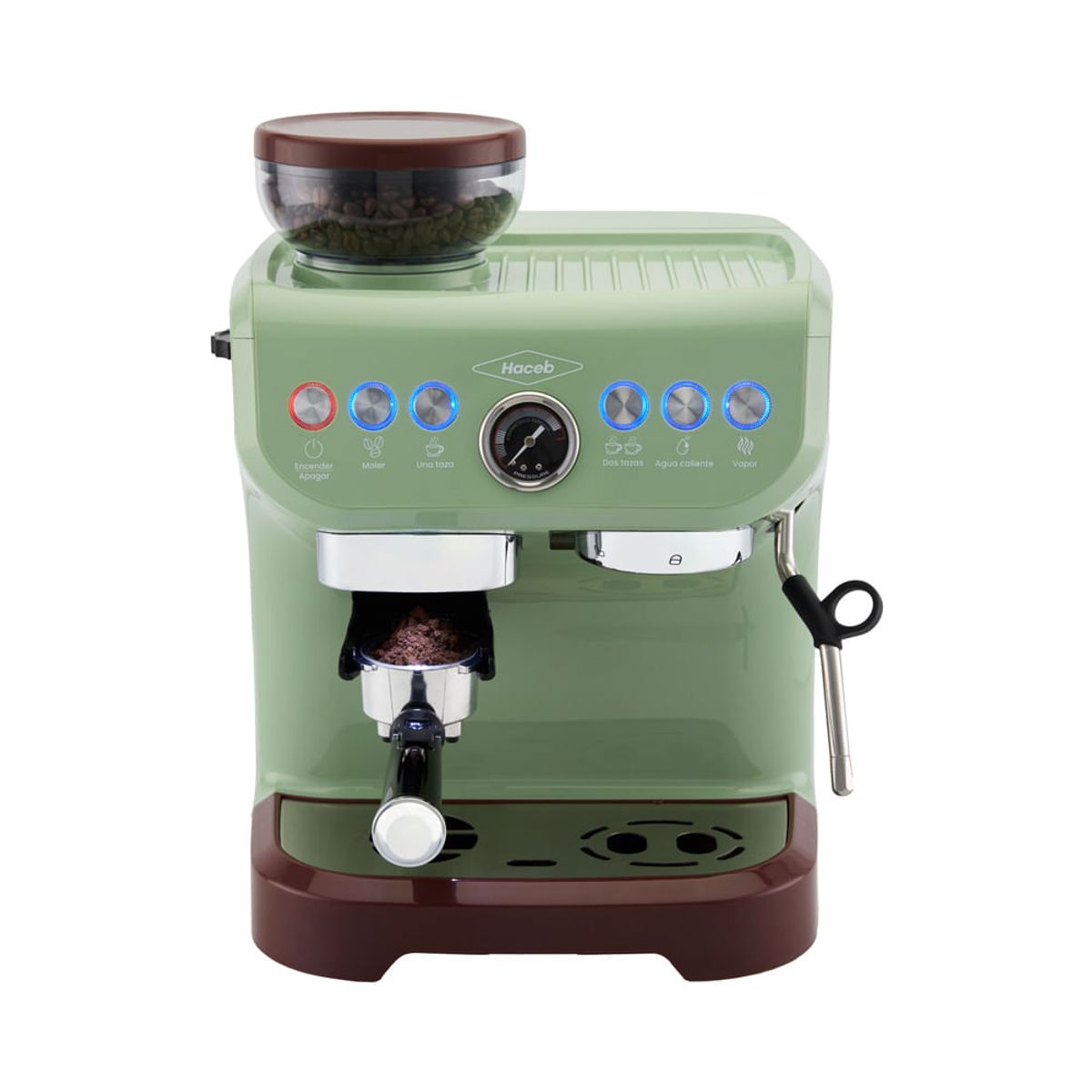 HACEB - Máquina de café con molino Haceb Verde