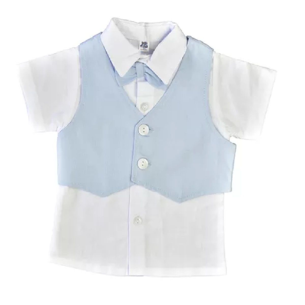 MUNDO BEBE - Conjunto Traje Bautizo Para Bebe Niño Con Chaleco Corbatín.