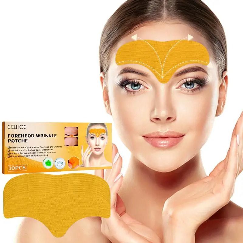 GENERICO - Parches herbales colágeno faciales para la frente x 10 unds