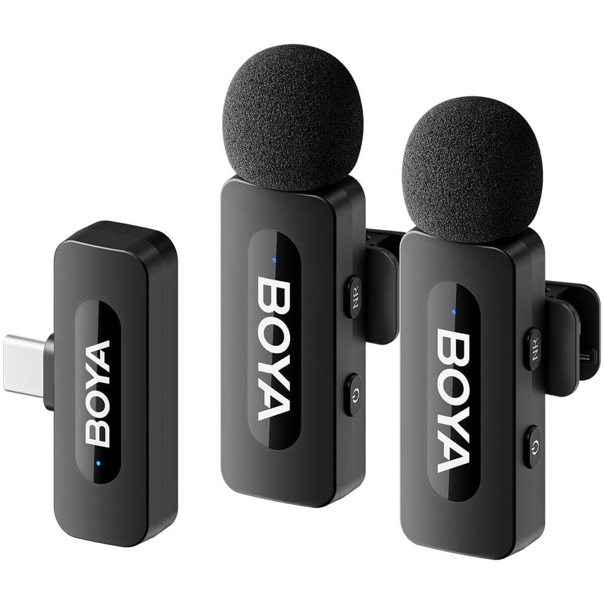 BOYA - BOYA BY-V20 Microfonos Omnidireccionales USB-C para Android o iOS