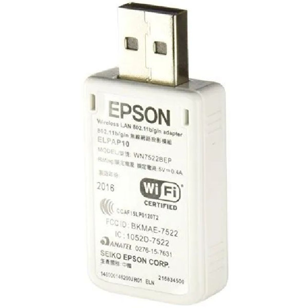 EPSON - Módulo lan inalámbrico epson elpap10 proyectores
