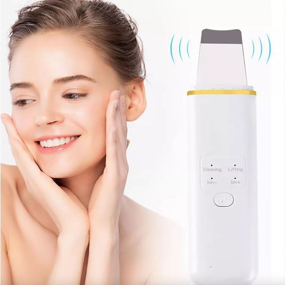 CARER SPARK - Limpiador Facial Exfoliador Ultrasonico Skin Scrubber