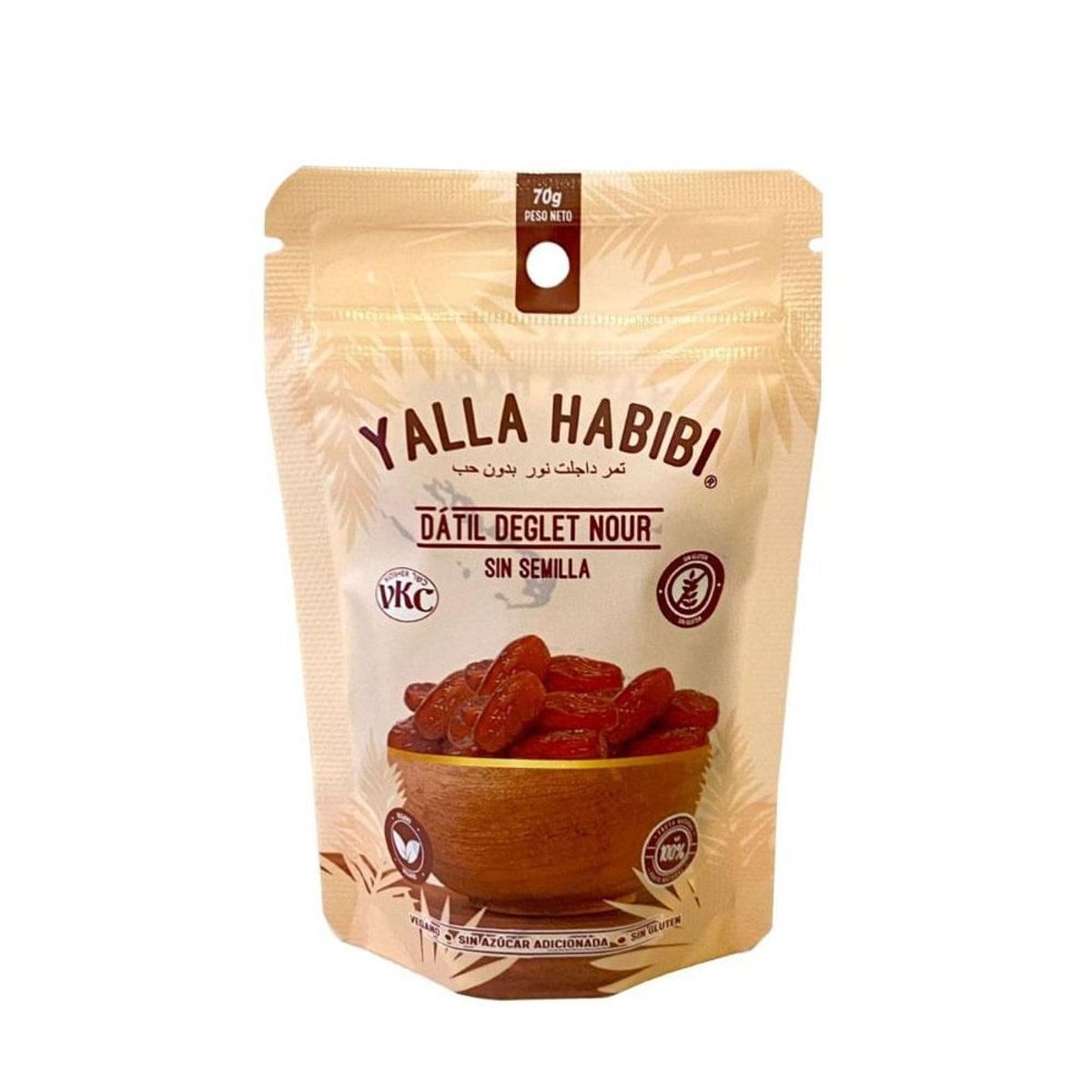 GENERICO - Datiles Yalla Habibi Sin Semilla X 70g