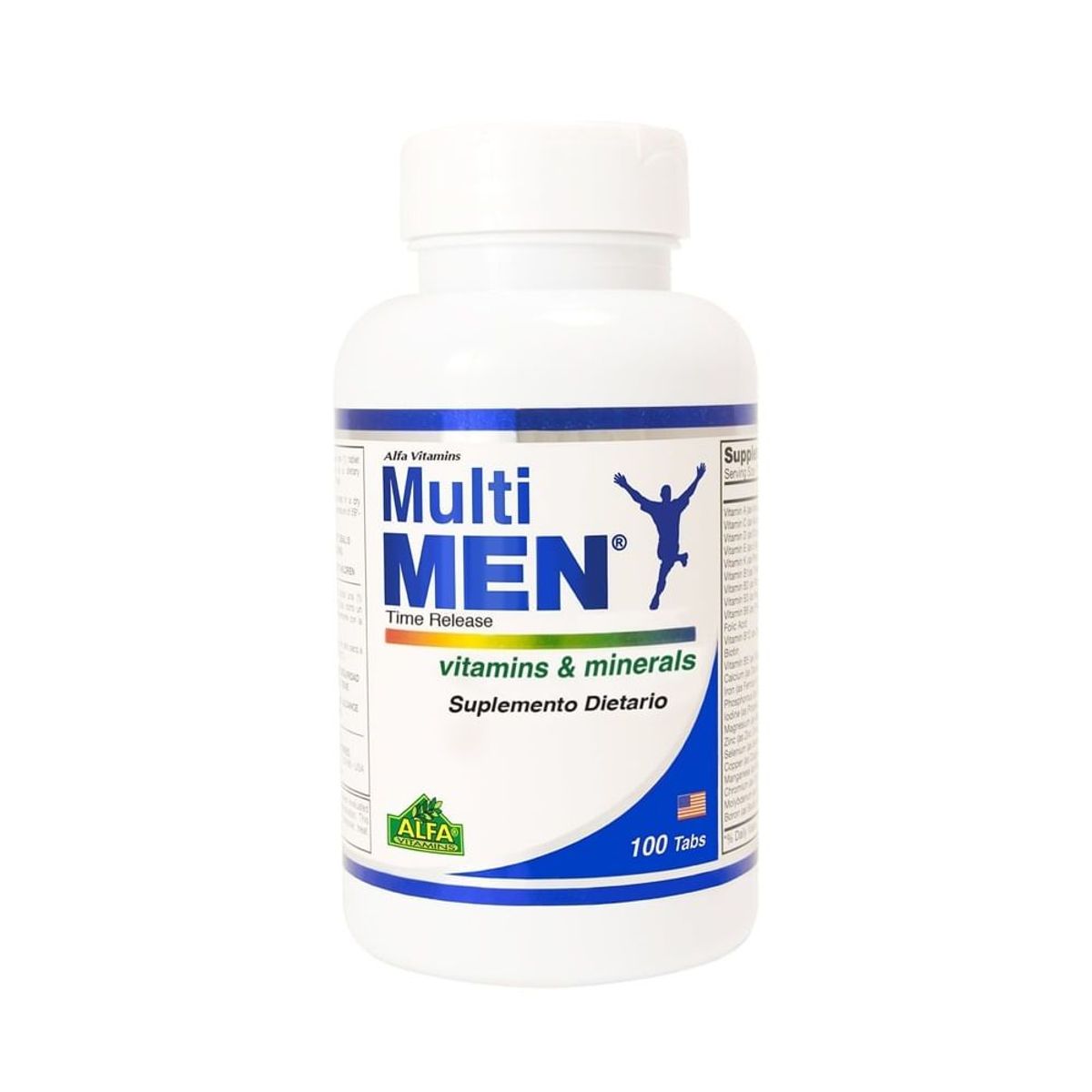 ALFA VITAMINS - Alfa Vitamins Multi-Men X 100 Tabletas