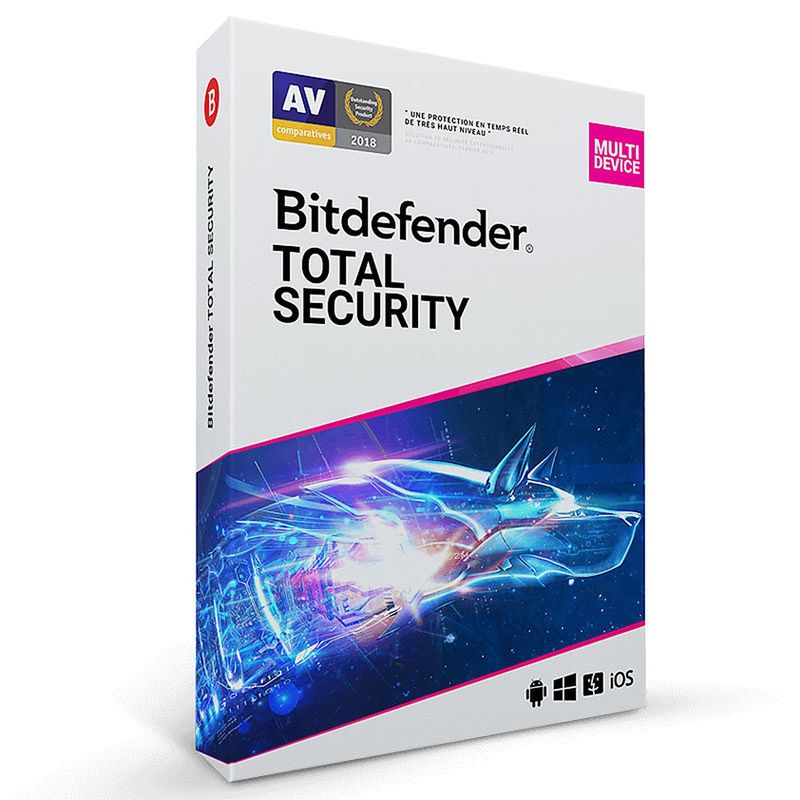 BITDEFENDER - Bitdefender Antivirus Total Security 10 Usuarios, 2 Años