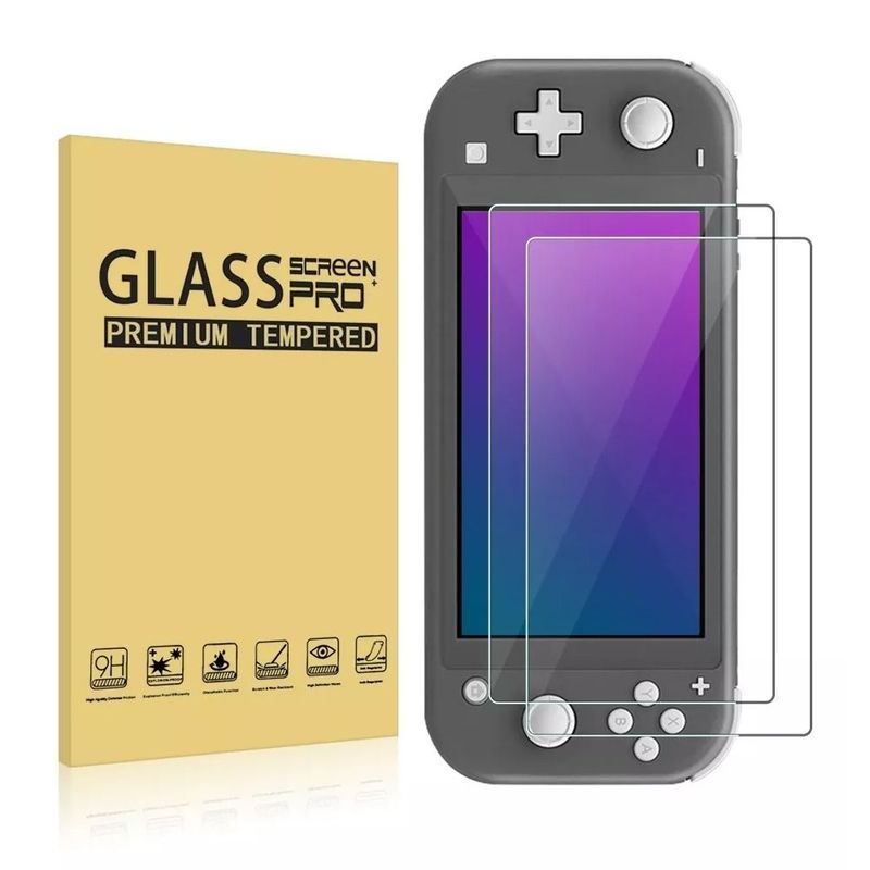 GENERICO - Protector de Pantalla Nintendo Switch Lite Vidrio Templado 9h