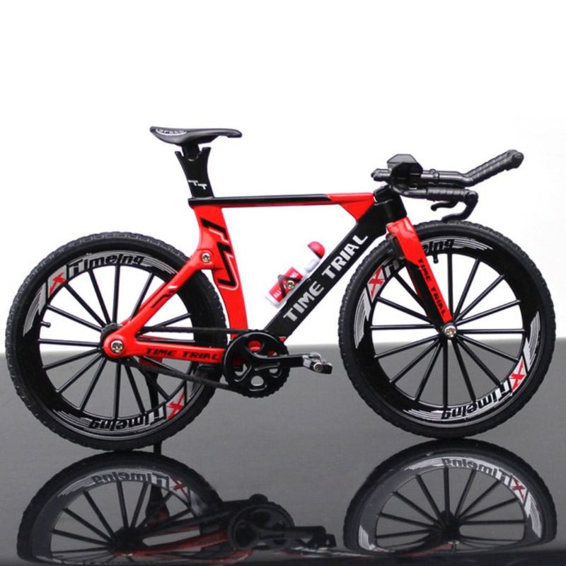 GENERICO - Bicicleta Miniatura Bicicleta A Escala De Montaña 110 Rojo