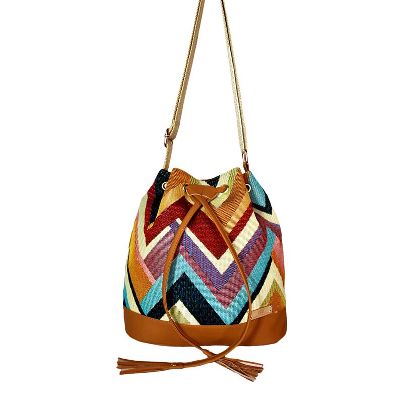 KARLA CHACON - Bolso Manos libres Bucket Dama Mujer Karla Chacon Aria-