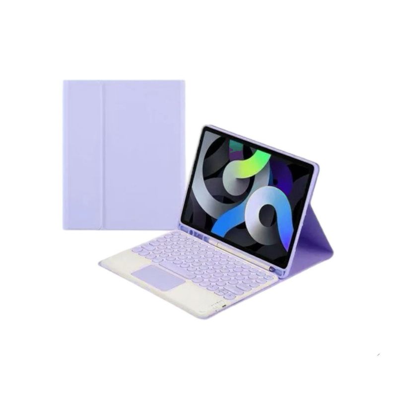 GENERICO - Estuche teclado bluetooth + trackpad Samsung a7 lite 8.7 t220 t225